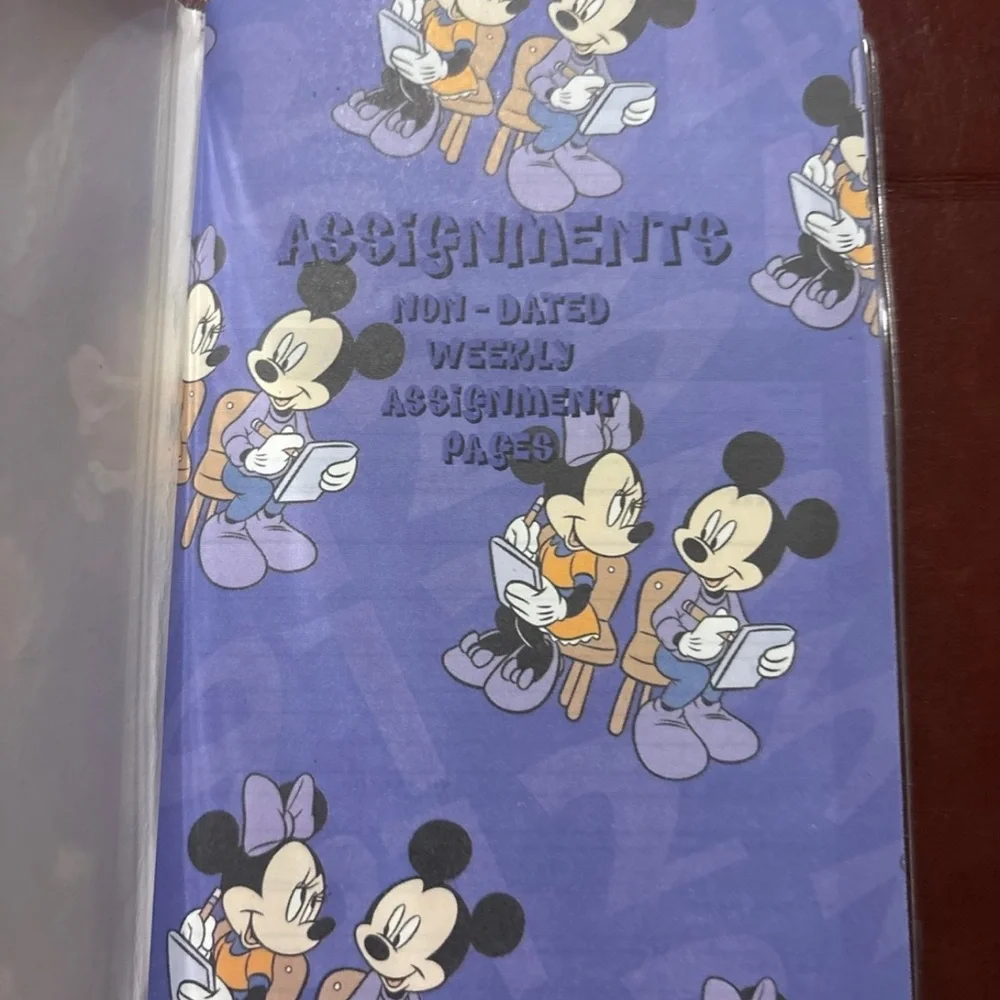 Mickey Mouse planner